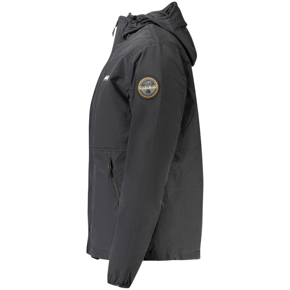 Napapijri Schwarze Polyamid Herren Jacke